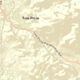 Tom Price Street Map