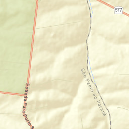 São Pedro do Paraná Street Map