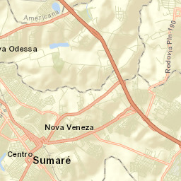 Sumaré Street Map