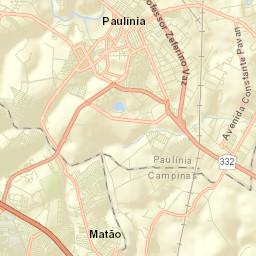 Paulínia Street Map