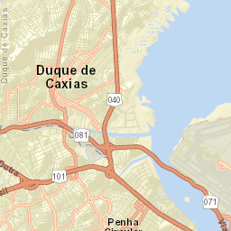 Duque de Caxias Street Map