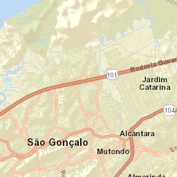 São Gonçalo Street Map
