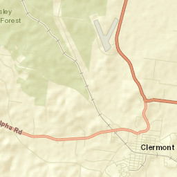 Clermont Street Map