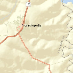 Florestópolis Street Map