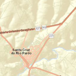 Santa Cruz do Rio Pardo Street Map