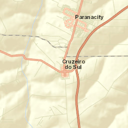 Cruzeiro do Sul Street Map