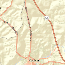 Capivari Street Map