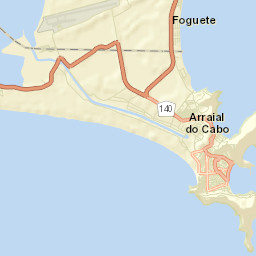 Arraial do Cabo Street Map