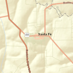 Santa Fé Street Map