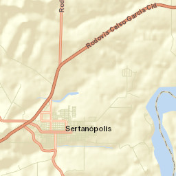 Sertanópolis Street Map