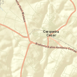 Cerqueira César Street Map