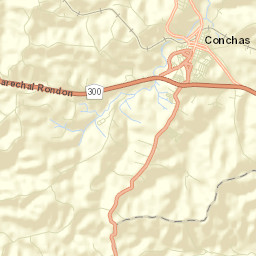 Conchas Street Map