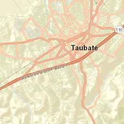 Taubaté Street Map