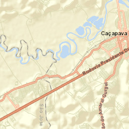 Caçapava Street Map