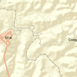 Uraí Street Map