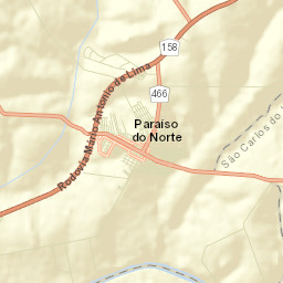 Paraíso do Norte Street Map