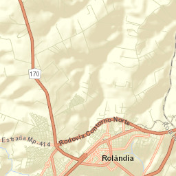 Rolândia Street Map