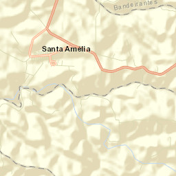 Santa Amélia Street Map