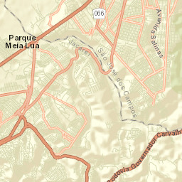 Jacareí Street Map