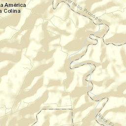 Nova América da Colina Street Map