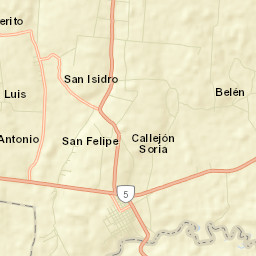 Belén Street Map