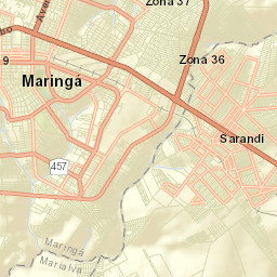 Maringá Street Map