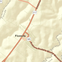 Floresta Street Map