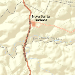 Nova Santa Bárbara Street Map