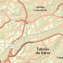 Taboão da Serra Street Map
