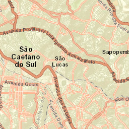 São Caetano do Sul Street Map