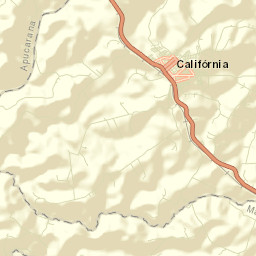 Califórnia Street Map