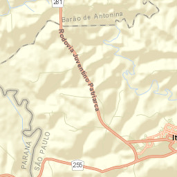Itaporanga Street Map