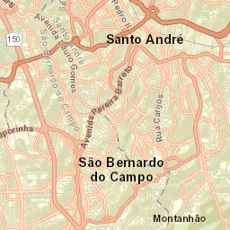 São Bernardo do Campo Street Map