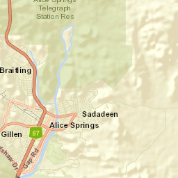 Desert Springs Street Map