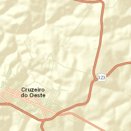 Cruzeiro do Oeste Street Map