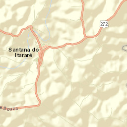 Santana do Itararé Street Map