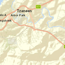Tzaneen Street Map