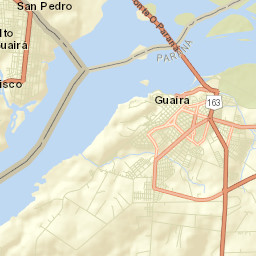 Salto del Guairá Street Map