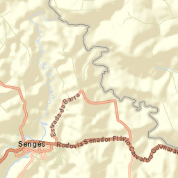 Sengés Street Map