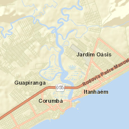 Itanhaém Street Map