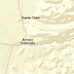Santa Clara Street Map