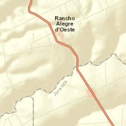 Rancho Alegre d'Oeste Street Map