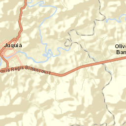 Juquiá Street Map
