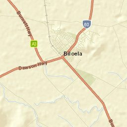 Biloela Street Map