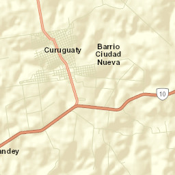 San Isidro de Curuguaty Street Map
