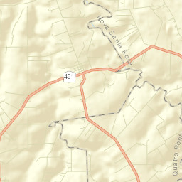 Quatro Pontes Street Map