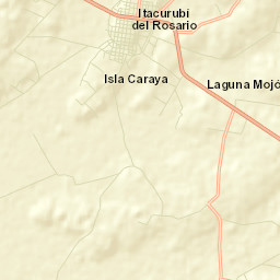Itacurubí del Rosario Street Map