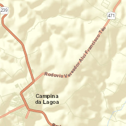 Campina da Lagoa Street Map