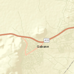 Gabane Street Map