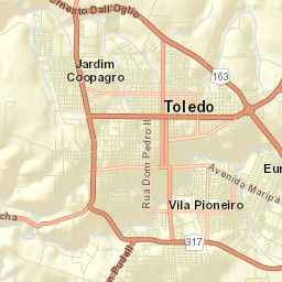 Toledo Street Map